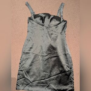 Wear Your Love Green Satin Dress NWT Women's Size 2